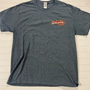 Stevie "Fast" Jackson race car, "The Shadow tshirt